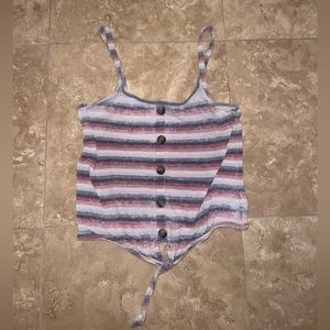 American Eagle Striped Tank